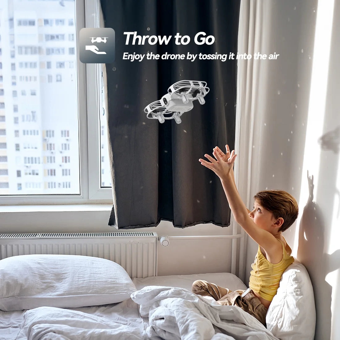 D11 Mini Drone for Kids and Beginners, RC Quadcopter Drone with Altitude Hold, Headless Mode, 3D Flips and Emergency Stop, 3 Batteries, Black