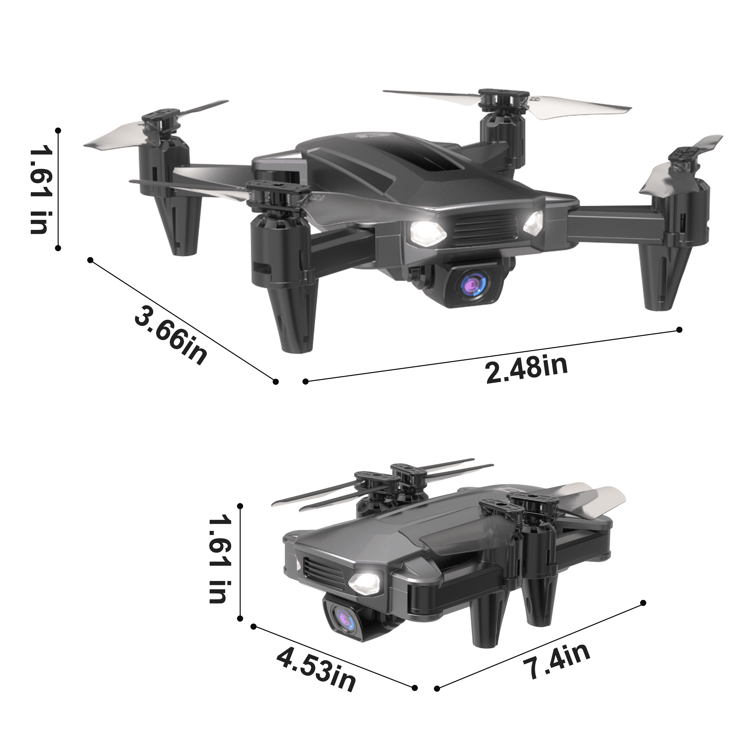 D40-BK D40 Drone 1080P Camera RC Quadcopter with Headless Mode