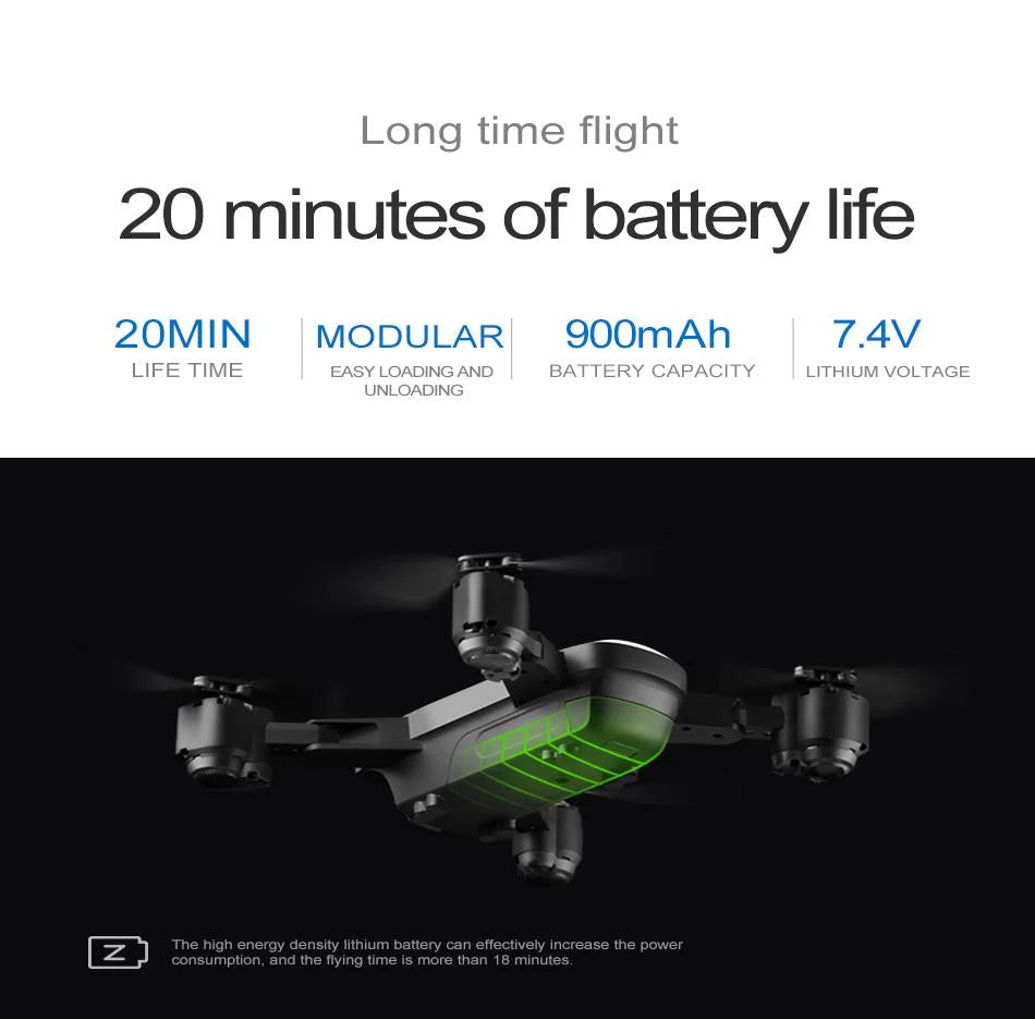 3D RC Wifi Racing Drone with 1080P HD Wide Angle Camera