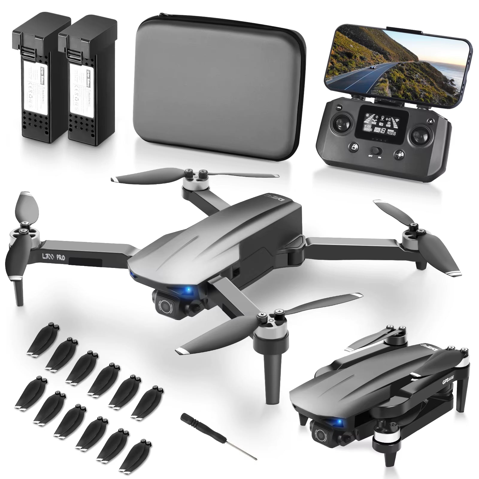 NBD Drone with Camera 4K for Adults Easy GPS Quadcopter for Beginner Brushless Motor 5Ghz Transmission Auto Return Home