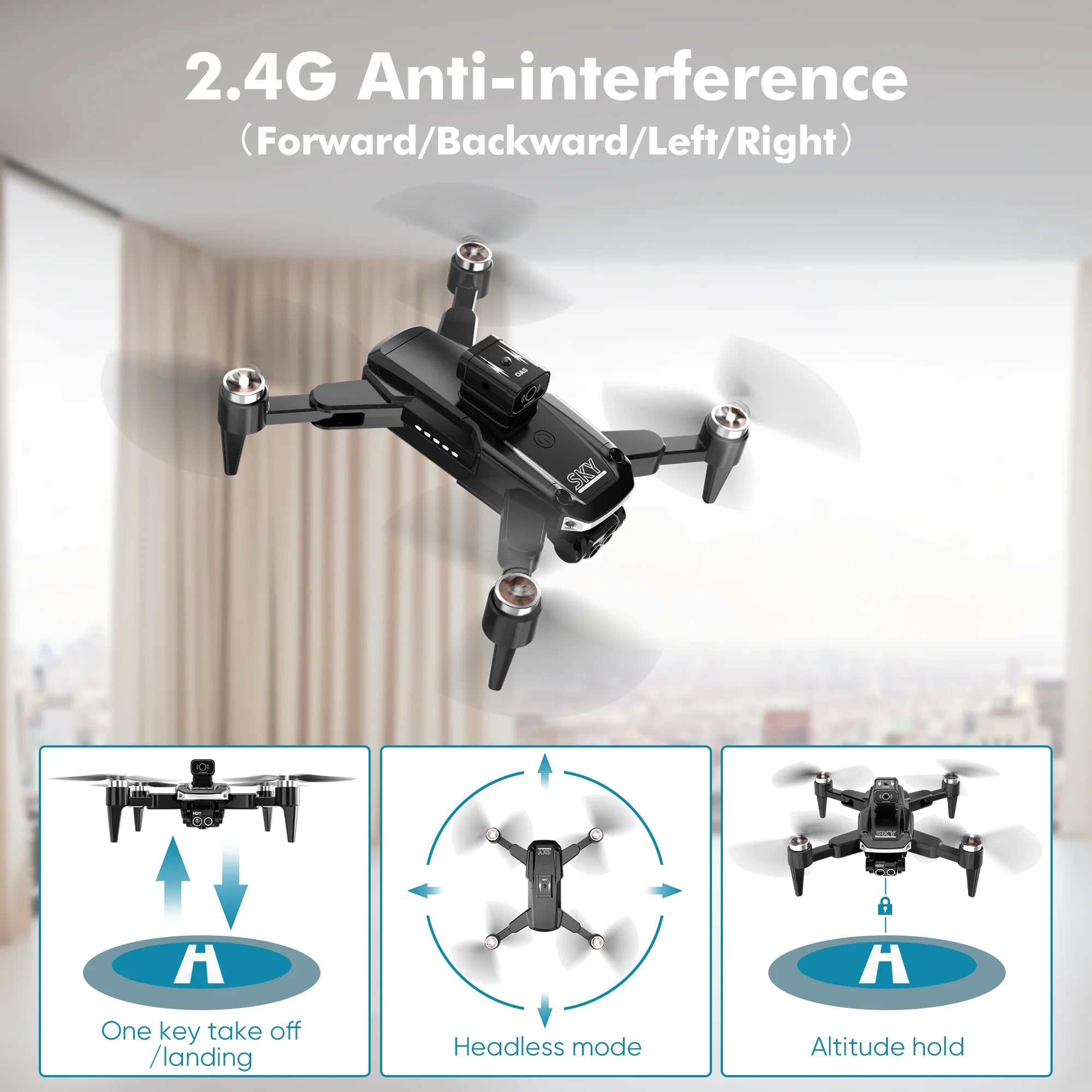 RC Drone with Camera for Kids Adults, 1080P FPV RC Quadcopter Drones for Beginners, Foldable, 3D Flips,One Key Take Off/Land