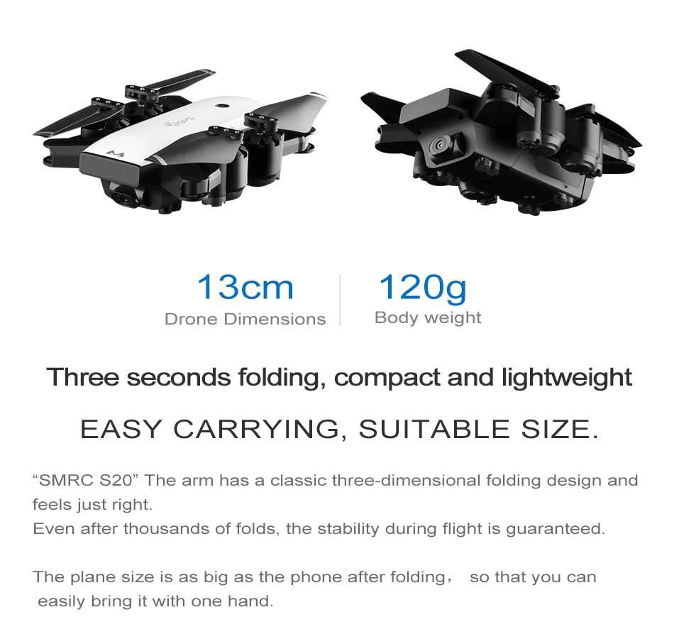 3D RC Wifi Racing Drone with 1080P HD Wide Angle Camera